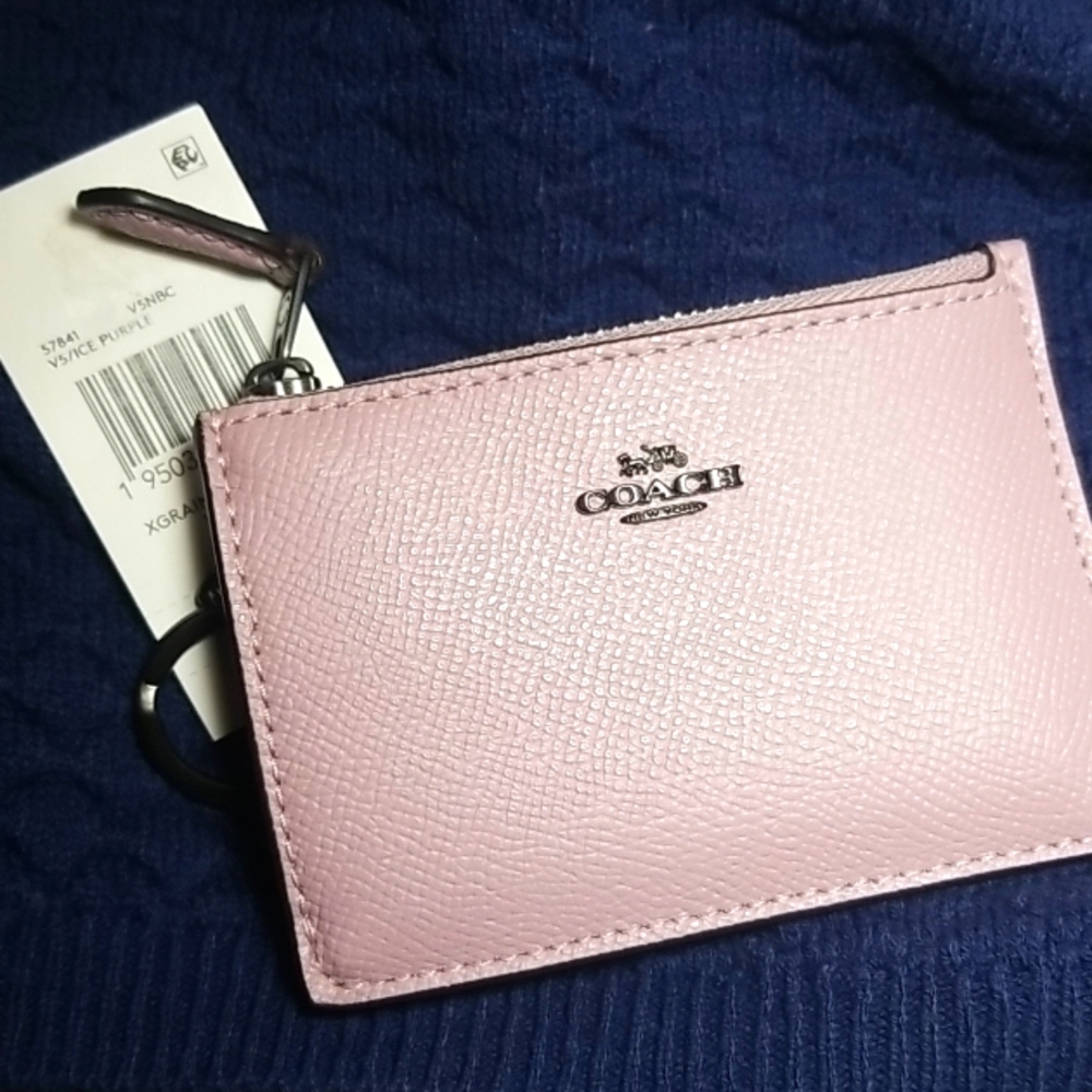 👏SOLD👜Coach Womens Card Holder Mini Skinny Id Case